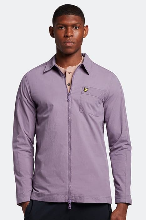 OTTOMAN POCKET OVERSHIRT BILLBOARD PURPLE by Lyle & Scott