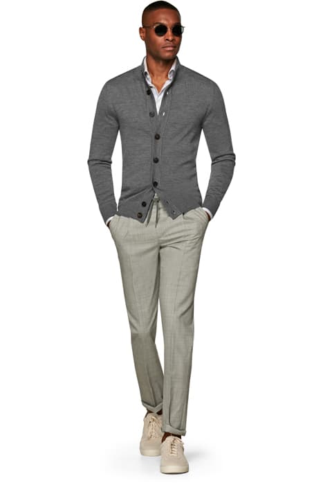 Dark Grey Cardigan by Suitsupply