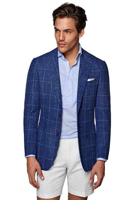 BLUE CHECKED HAVANA BLAZER by Suitsupply