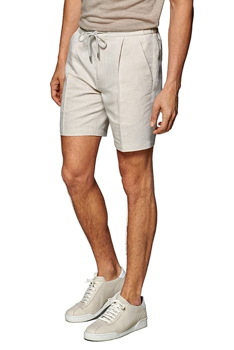 Light Brown Drawstring Ames Shorts by Suitsupply