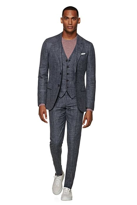 MID GREY THREE-PIECE LAZIO SUIT by Suitsupply