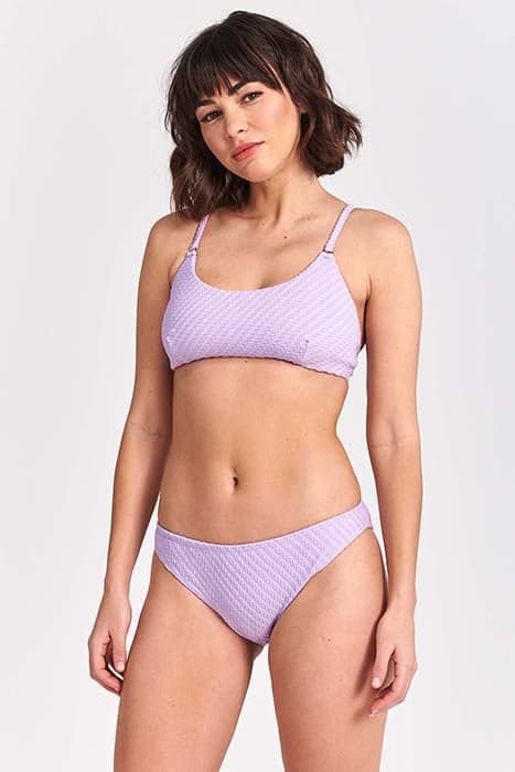 LADIES LOU BIKINI SET IBIZA WAVES STRUCTURE LAVENDER PURPLE by Shiwi