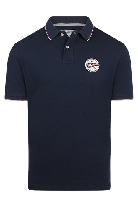 TIPPING POLO WITH BADGE RF NAVY by McGregor