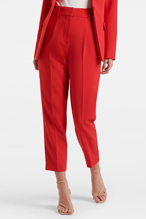 AVINA STRAIGHT LEG PANTS RED by Forever New