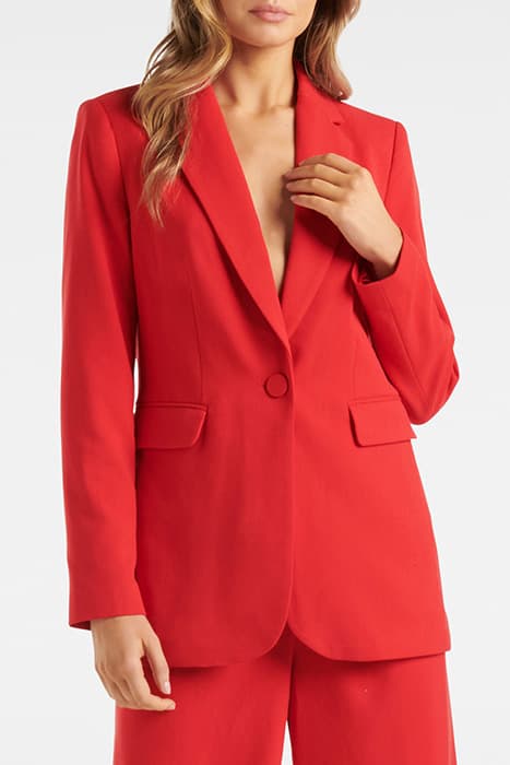 ISLA CO-ORD BLAZER RED SUIT by Forever New