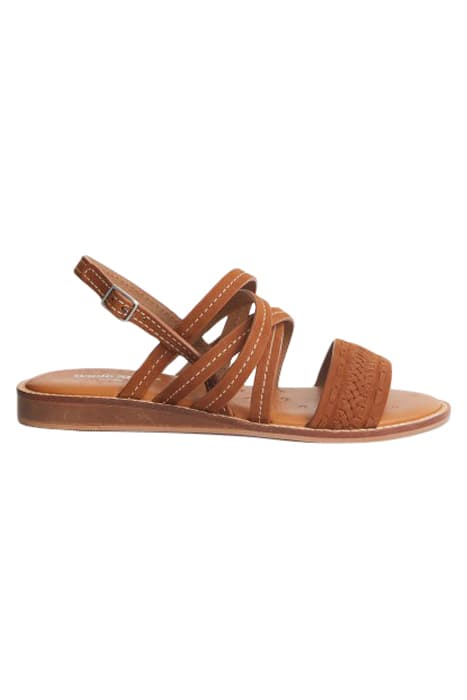 CRAFT MINI WEDGE SANDAL MID TAN by White Stuff