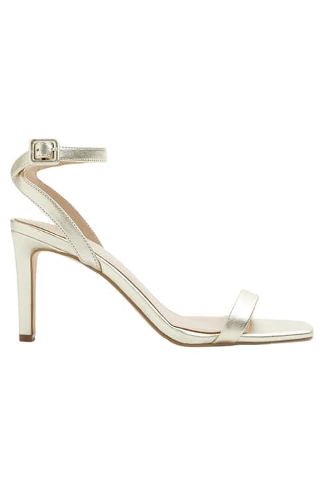 STRAPPY HEELED SANDALS GLD by Boden