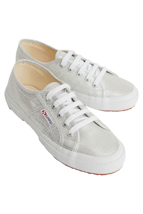 SUPERGA 2750 LAME TRAINER SLV TN MET by White Stuff