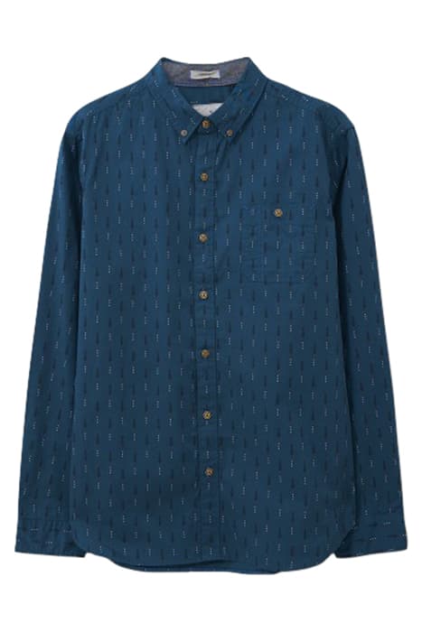 FINCH GEO PRINTED SHIRT MID TEAL by White Stuff