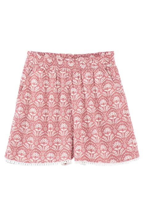 GIRLS’ ROSEWOOD BATIK PRINT ECOVERO® SHORTS by IKKS