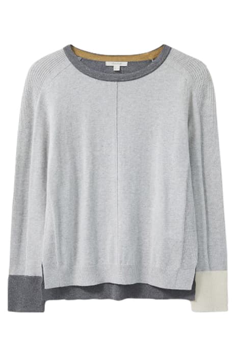 URBAN CREW JUMPER LGT GREY by White Stuff