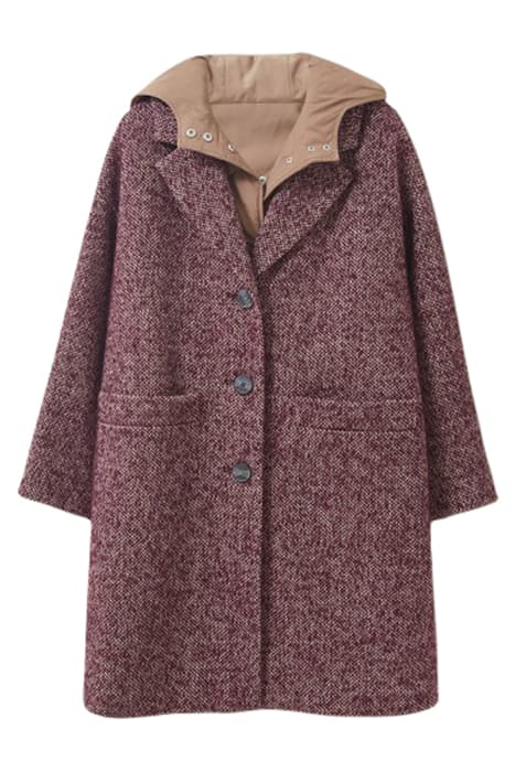 IZZY TWEED COAT PLUM MLT by White Stuff