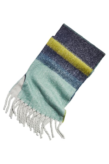 SUKI BRUSHED COLOURBLOCK SCARF BLUE MULTI by White Stuff