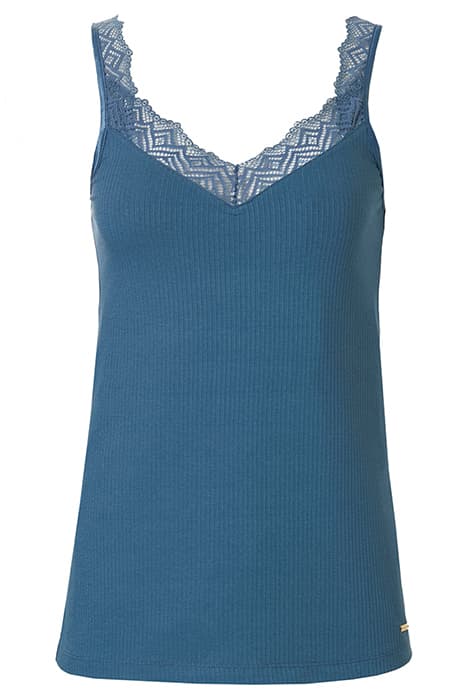 NW TOP CAMISOLE NINA RIB MANHATTAN BLUE by Livera