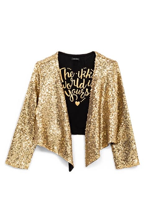 GOLD SEQUIN JACKET by IKKS