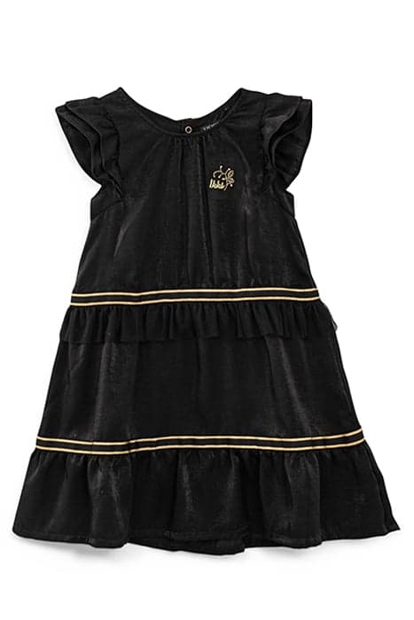 BLACK SHORT SLEEVES DRESS by IKKS