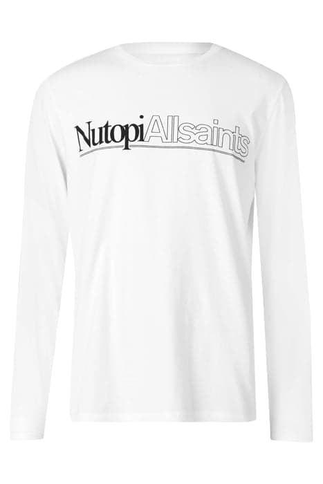 TOPIA LS CREW OPTIC WHT/JET BLK by AllSaints