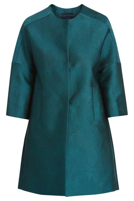 JACKIE GREEN COAT by Helen McAlinden