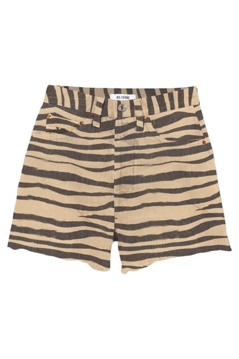 50S CUTOFFS TIGER PRINT by RE/DONE