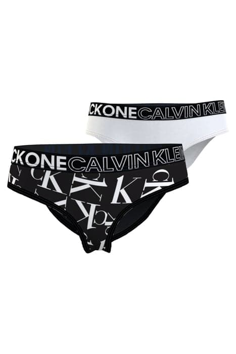 2PK BIKINI, 0SF CKREPEATBLACKAOP/PVHWHITE by Calvin Klein