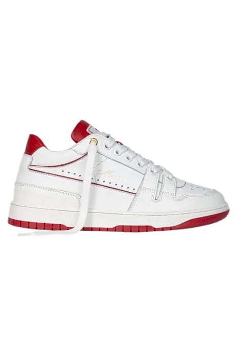 THE BROOKLYN LOW - NAPPA WHITE/RED by Mercer Amsterdam