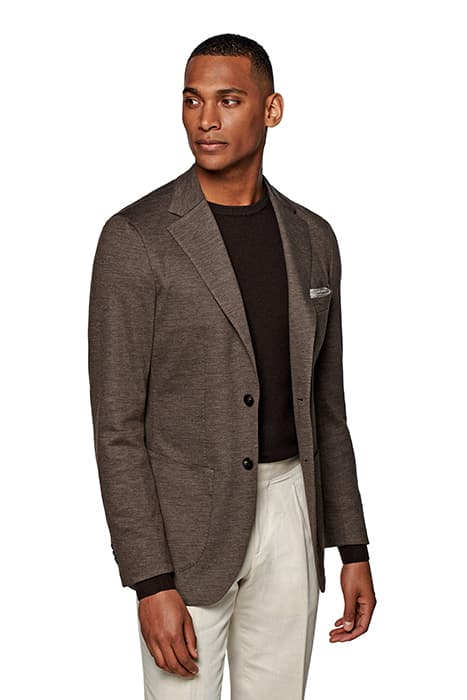 MID BROWN LAZIO BLAZER by Suitsupply