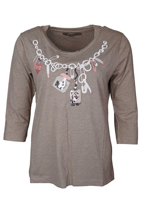 T-SHIRT PERFUME TAUPE TAUPE by Mucho Gusto