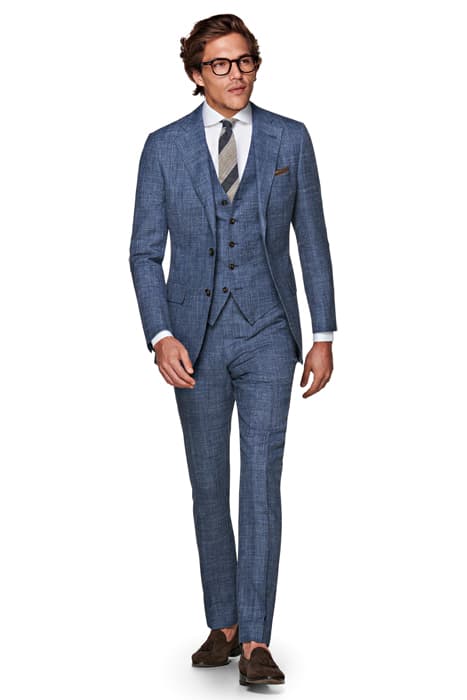 BLUE CHECKED LAZIO SUIT by Suitsupply