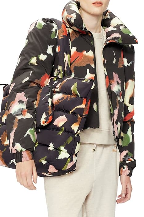 PPENNI PRINTED PADDED BOMBER JACKET BLACK by Ted Baker