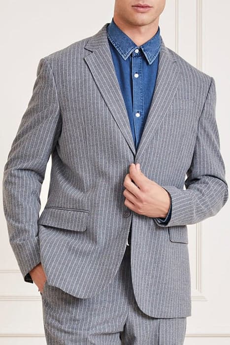 SEAN 2B NOTCH BLAZER GREY MELANGE PISTRI by Marciano by Guess