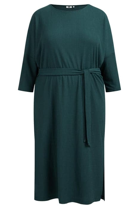 DRESS MIDI SEA ​​GREEN by WE Fashion