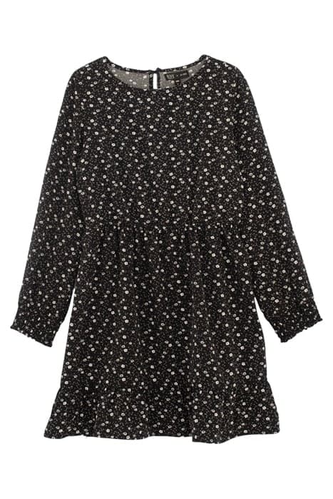 GIRLS’ BLACK FLORAL PRINT DRESS BLACK by IKKS