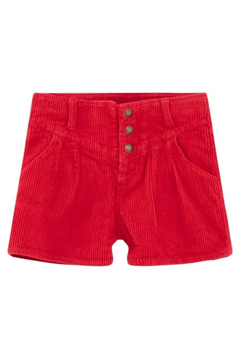 GIRLS’ LIGHT RED CORDUROY SHORTS RED by IKKS