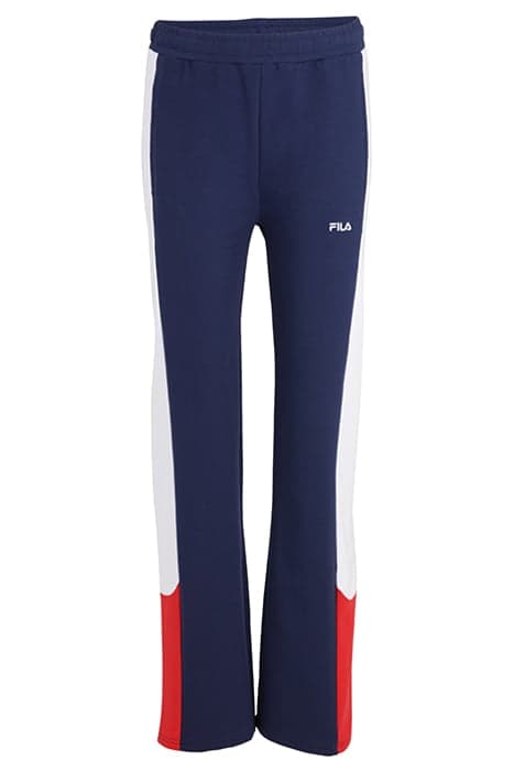 BELLEGARDE TRACK PANTS MEDIEVAL BLUE-BRIGHT WHITE-TRUE RED by FILA