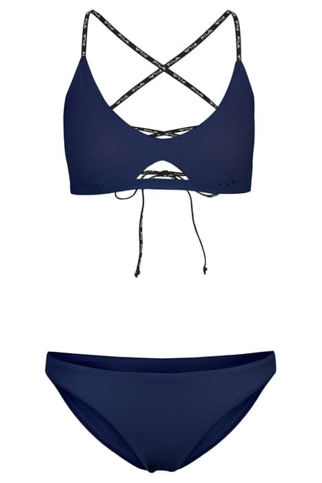 SARCONI CUTOUT BRALETTE BIKINI MEDIEVAL BLUE by FILA