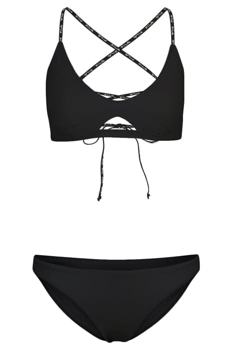 SARCONI CUTOUT BRALETTE BIKINI BLACK by FILA