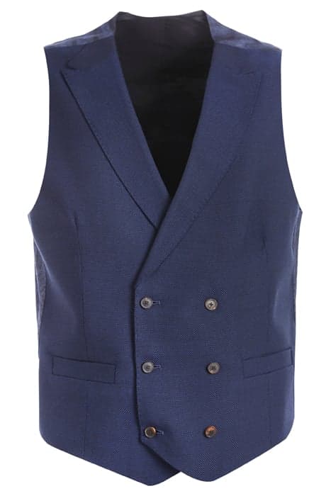 DBL BREASTED GILET BLUE by River Woods