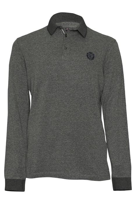 OXF 3-COLOR CF LS PIQUE GREY by River Woods