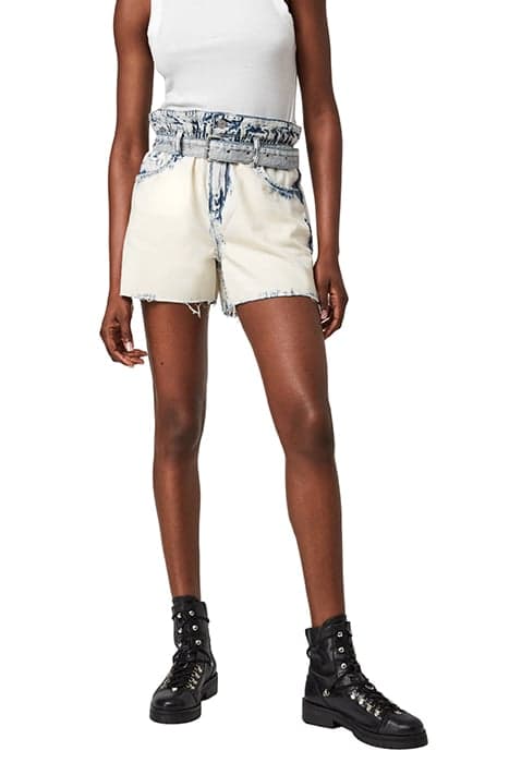 FILLY PAPERBAG SHORT BLEACH INDIGO by AllSaints