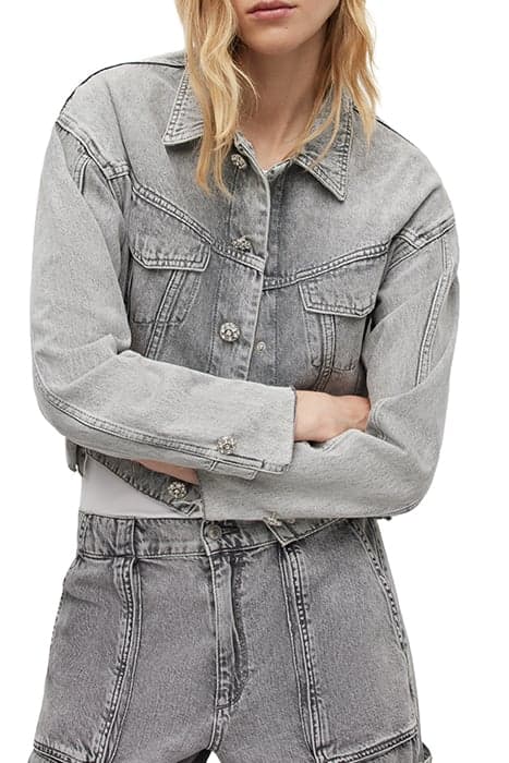 PATCH DIAMANTE JACKE SNOW GREY by AllSaints