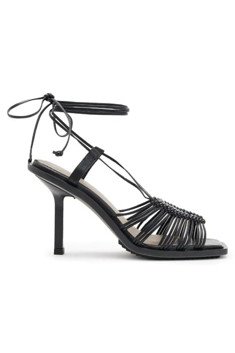 DINA HEELED SANDAL BLACK by AllSaints