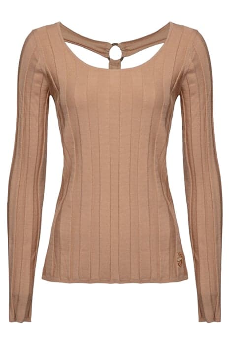 ISAAC MAGLIA COSTA LARGA VISCO BEIGE - DARK FAWN by PINKO