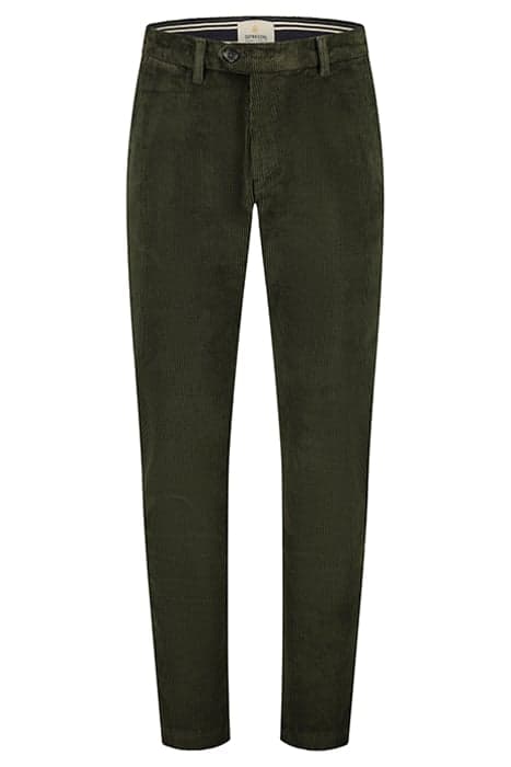 FONDA SLIMFIT CHINO RIBCORD DARK ARMY by Dstrezzed