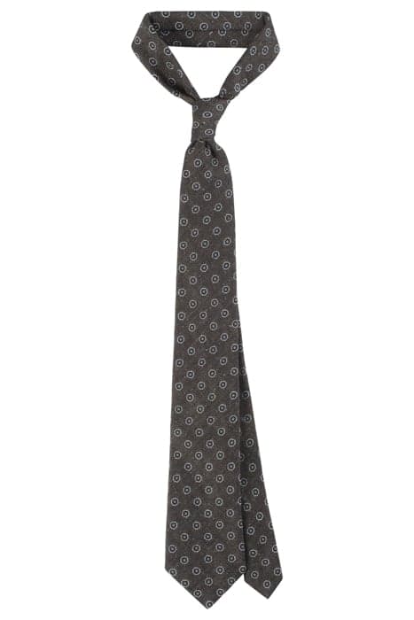 BROWN FLOWERS TIE by Suitsupply