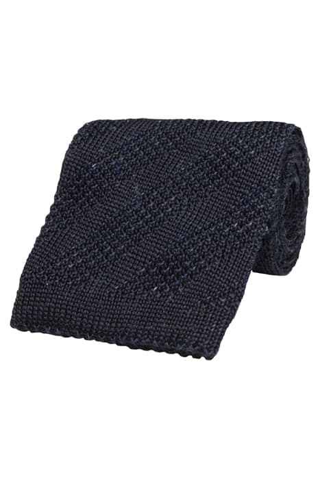 NAVY KNITTED TIE by Suitsupply