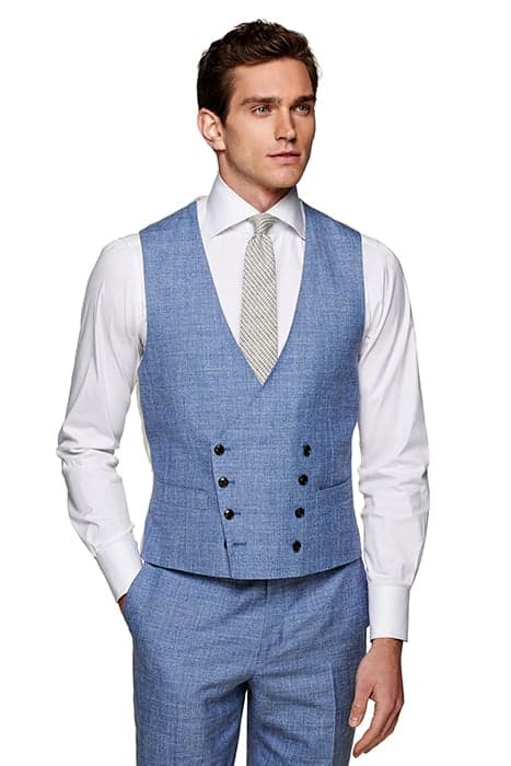 LIGHT BLUE WAISTCOAT by Suitsupply