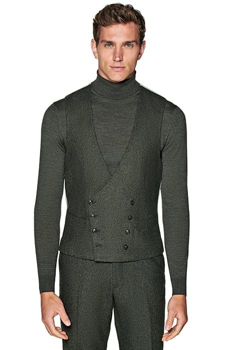 DARK GREEN WAISTCOAT by Suitsupply