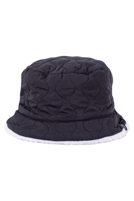 GIRLS’ BLACK QUILTED/ECRU SHERPA REVERSIBLE SUNHAT BLACK by IKKS