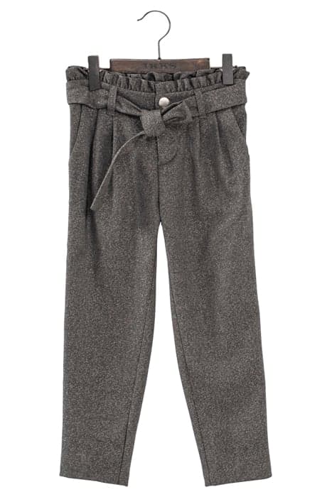 GIRL'S GREY SEQUINED PAPER-BAG TROUSERS GREY by IKKS