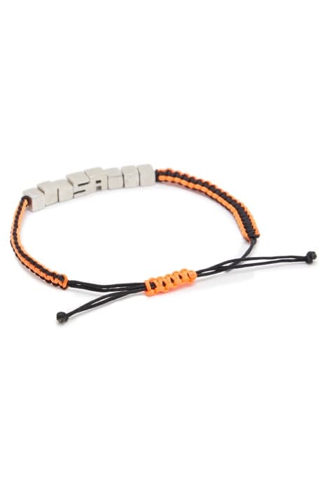 KIYO AS BRACELET SILVER/ORANGE/BLK by AllSaints